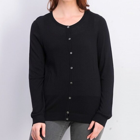 41 Hawthron Black Cardigan Sweater Silk Modal Stitchfix Womens‎ Size Small Top S - Picture 10 of 10